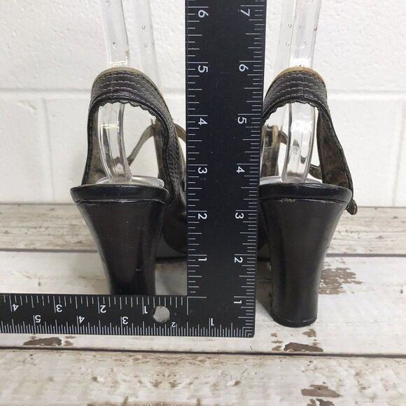 BOBBI BLU Womens 'Lola' 30's Style T-strap Brown Leather 3.5" Heel Size 8.5 M - Picture 7 of 12